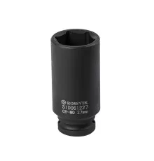 SID061227 Головка торцевая ударная, глубокая ROSSVIK, 1/2", 27мм