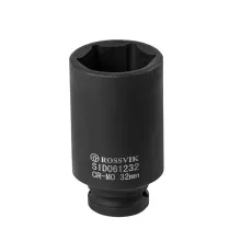SID061232 Головка торцевая ударная, глубокая ROSSVIK, 1/2", 32мм