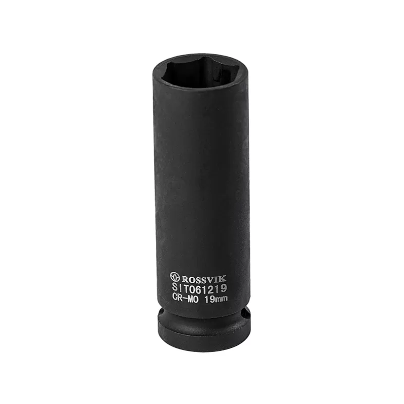 SIT061219 Головка торцевая ударная, тонкостенная, глубокая ROSSVIK, 1/2", 19мм SIT061219 Головка торцевая ударная, тонкостенная, глубокая ROSSVIK, 1/2", 19мм