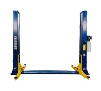 Автоподъемник двухстоечный ROSSVIK V2-5.5 г/п 5,5т, 380В, с нижней синхронизацией. Синий