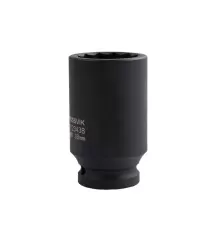 SID123438 Головка торцевая ударная глубокая 12-гранная ROSSVIK 3/4", 38мм