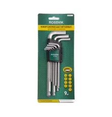 H0509S Набор ключей шестигранных ROSSVIK, 9пр длинные с шаром