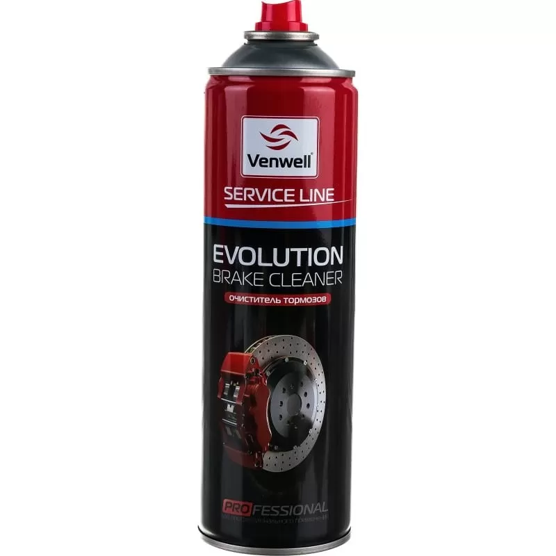 Очиститель тормозов (аэрозоль). EVOLUTION Brake Cleaner  VW-SL-003RU Venwell 500 мл