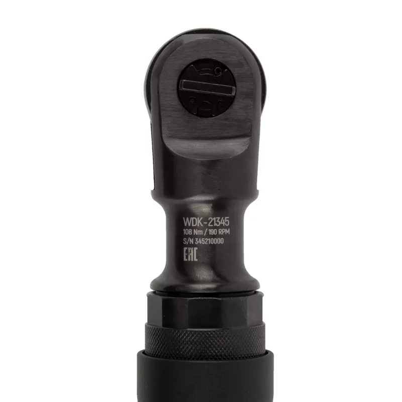 WDK-21345 Пневматическая трещотка 3/8”, 108 Нм, усиленная, WiederKraft