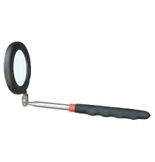 WDK-65452 Смотровое круглое зеркало на телескопической рукоятке с подсветкой, 280-265 мм