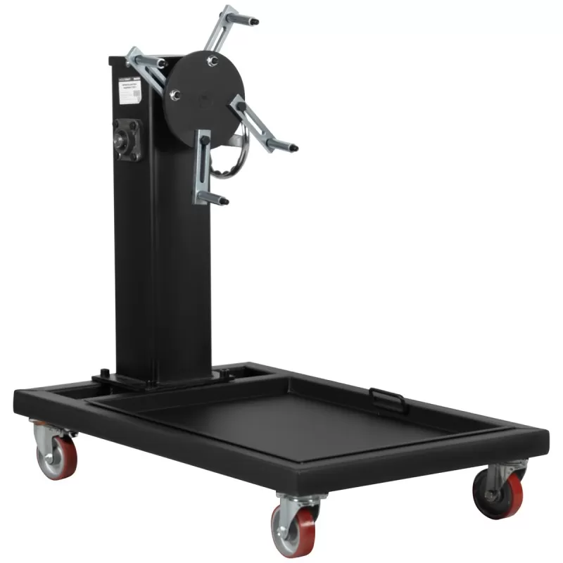 WDK-82701 Стенд-кантователь для двигателя с редуктором, г/п 500 кг WDK-82701 Стенд-кантователь для двигателя с редуктором, г/п 500 кг