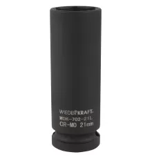 WDK-702-21L Головка торцевая ударная глубокая тонкостенная 1/2", 6 граней, 21 мм