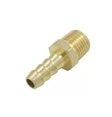 OPT-72008HHM Штуцер пневматический ёлочка, внешняя резьба 1/4", 8 мм