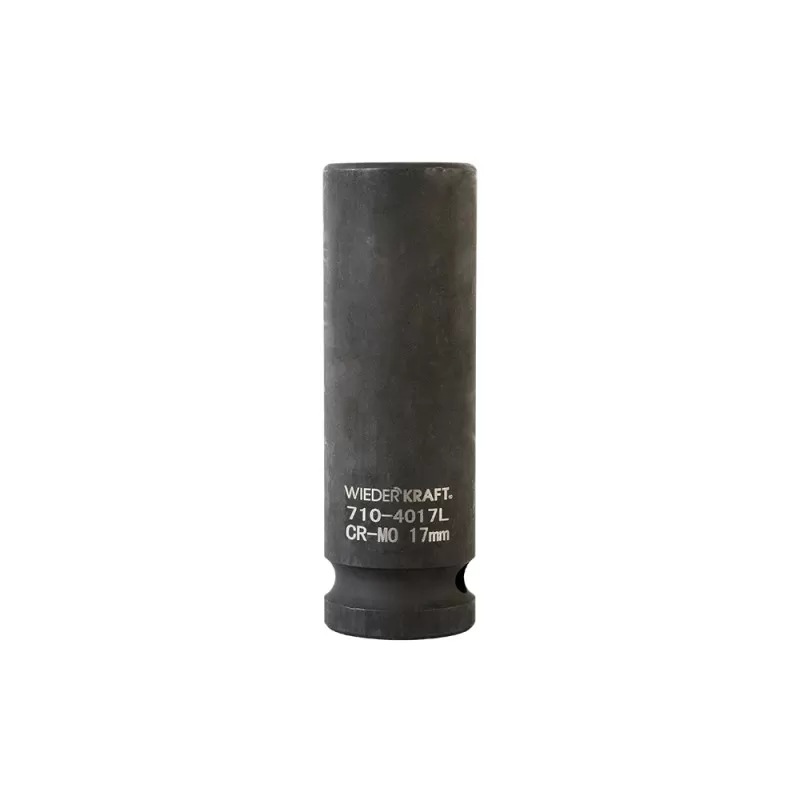 WDK-710-4017L Головка торцевая ударная глубокая 1/2", 6 граней, 17 мм, WiederKraft WDK-710-4017L Головка торцевая ударная глубокая 1/2", 6 граней, 17 мм, WiederKraft