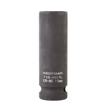 WDK-710-4017L Головка торцевая ударная глубокая 1/2", 6 граней, 17 мм