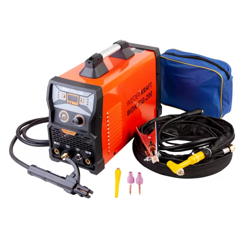 WDK TIG-200 Установка аргонодуговой сварки, 180A, TIG/MMA, WiederKraft WDK TIG-200 Установка аргонодуговой сварки, 180A, TIG/MMA, WiederKraft