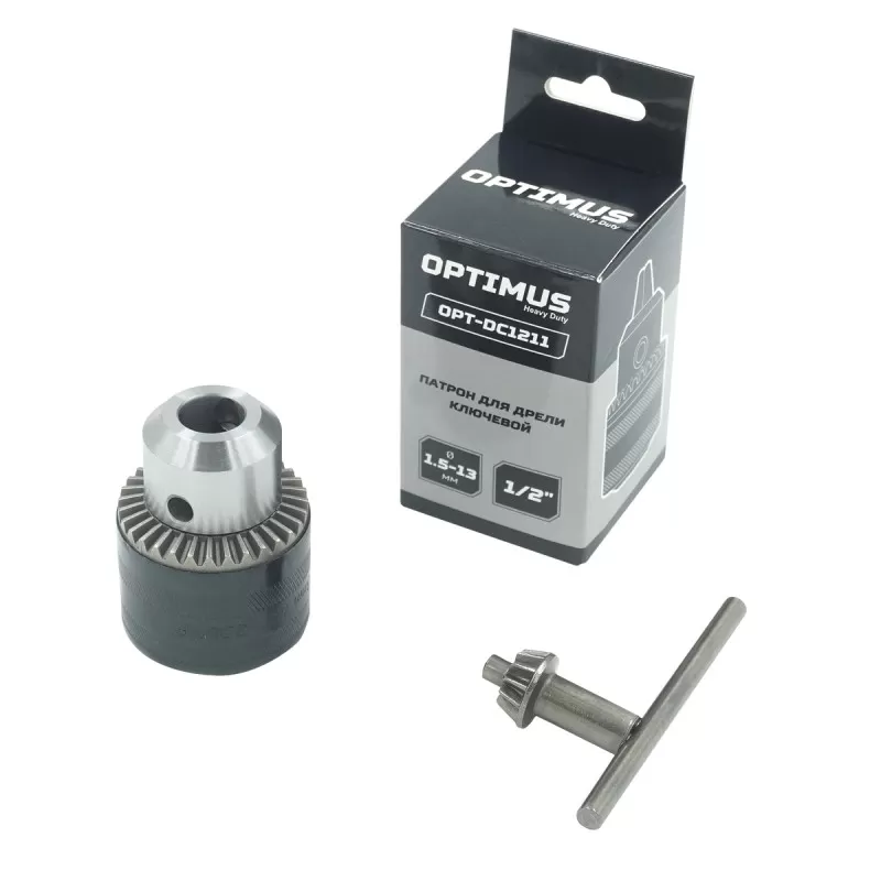 OPT-DC1211 Патрон ключевой 1/2", 1,5-13 мм, OPTIMUS
