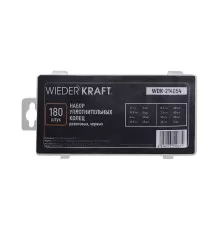 WDK-214054 Набор уплотнительных колец резиновых, черных, 180 шт