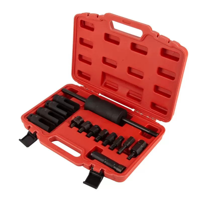 WDK-214980 Съемник дизельных форсунок набор, 14 предметов, WiederKraft WDK-214980 Съемник дизельных форсунок набор, 14 предметов, WiederKraft