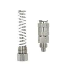 OPT-740SPS Соединение быстросъемное пневматическое с пружинкой, резьба 1/2"