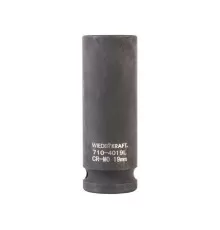 WDK-710-4019L Головка торцевая ударная глубокая 1/2", 6 граней, 19 мм