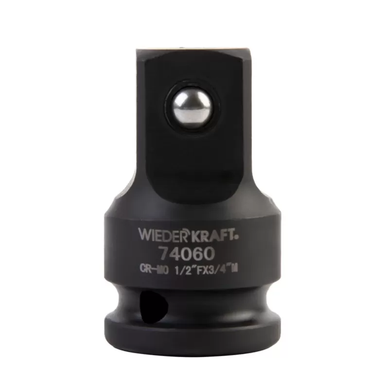 WDK-74060 Переходник ударный F1/2"- M3/4", WiederKraft WDK-74060 Переходник ударный F1/2"- M3/4", WiederKraft
