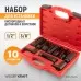 WDK-214250 Набор головок для кислородных датчиков и лямбда-зондов, 10 предметов, WiederKraft