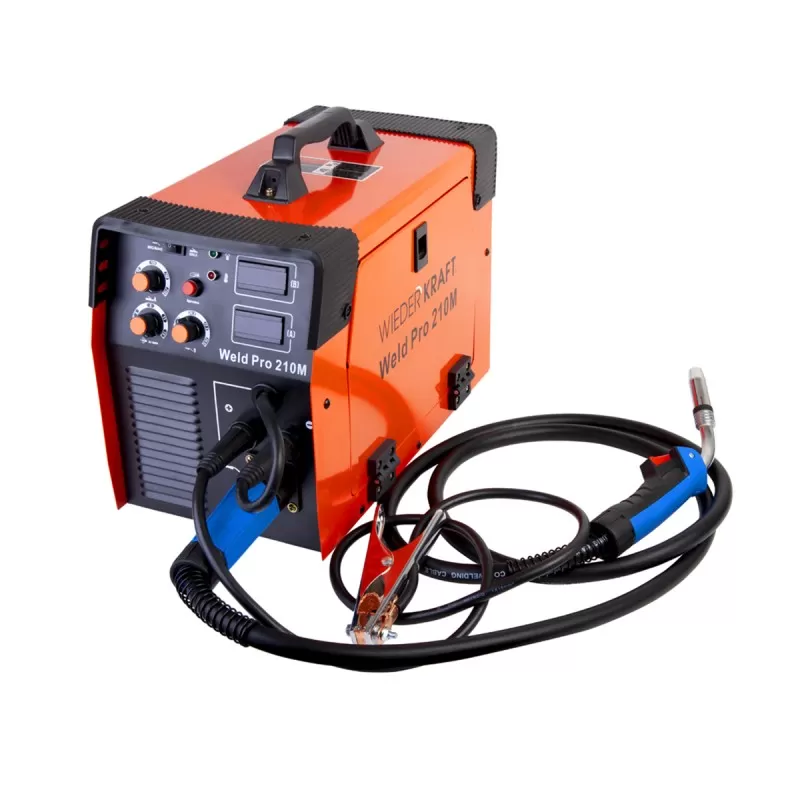 Weld Pro 210M Сварочный аппарат инверторный 210A, 220В MIG/MAG/MMA, WiederKraft Weld Pro 210M Сварочный аппарат инверторный 210A, 220В MIG/MAG/MMA, WiederKraft