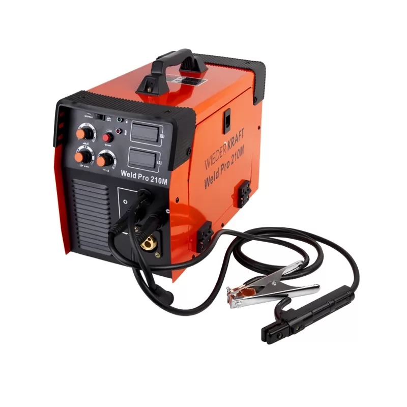 Weld Pro 210M Сварочный аппарат инверторный 210A, 220В MIG/MAG/MMA, WiederKraft Weld Pro 210M Сварочный аппарат инверторный 210A, 220В MIG/MAG/MMA, WiederKraft