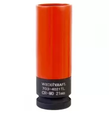 WDK-703-4021L Головка торцевая ударная тонкостенная 1/2", 6 граней, 21 мм